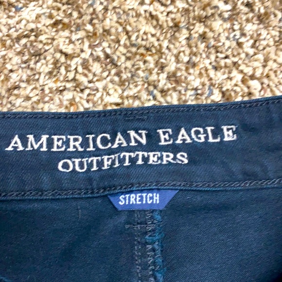 American Eagle Outfitters Pants - American Eagle outfitters women’s size 8 stretch. Black distressed shorts.